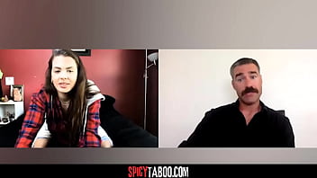 Troubled teen tease on cam while her counselor watch