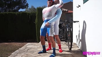 Muscle Guys In Spandex Cycling Suits Fucking thumbnail