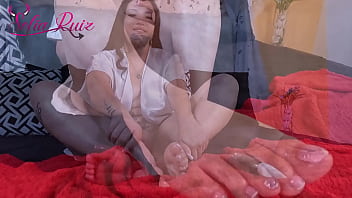 With a lot of oil i do a sexy footwork in different positions you'll love it