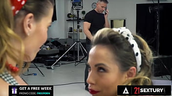 Gorgeous lesbians use their tongue and toy to have fun