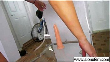 Sex toys and dildos to please herself love horny girl movie 03