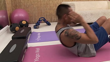 Group sex scene with hot french models in military uniforms