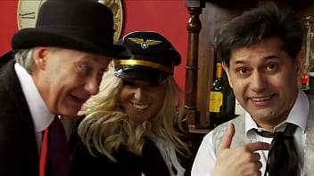 Group sex scene with hot french models in military uniforms