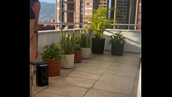 Fun day on the balcony ️