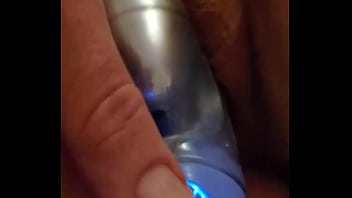 Lollipop Milf Self Pleasure With Small Purple Vibrator And Makeout thumbnail