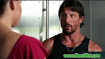 Nuru massage from busty japanes masseuse 14