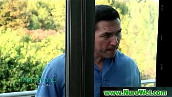 Asian masseuse takes a load in her mouth 11