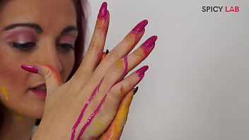 Brushstrokes of cum with mary rider and luna dark