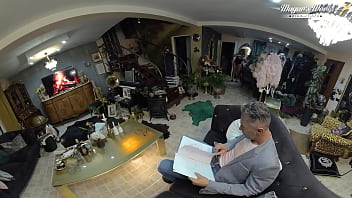 Sexy odette facialized by client