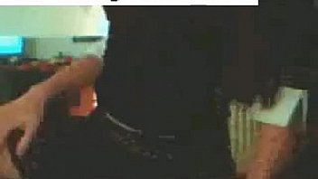 Ebony beauty plays with her pussy on webcam