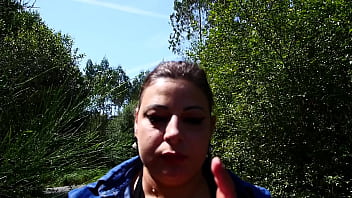 Looking for condoms in the woods