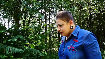 Looking for condoms in the woods