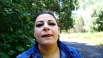 Looking for condoms in the woods