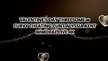 Valentine's day fuck dean van damme fucks alyssia's cheating cunt