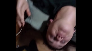 Cumming down the hatch