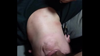 Cumming down the hatch