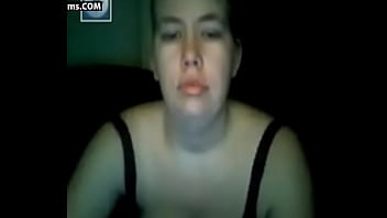 Busty amateur topless on webcam