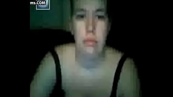 Busty amateur topless on webcam