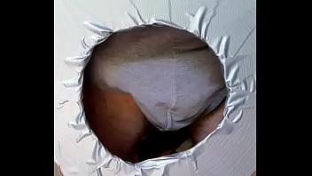 Old Fuck Sticks His Cock In A Glory Hole thumbnail