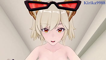 Burnice white and tsukishiro yanagi intense sex zenless zone zero pov hentai