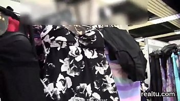 Fantastic czech teenie was tempted in the mall and rode in pov