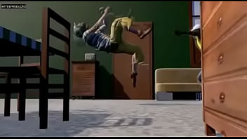 Chaves safado dançando funk com véio brocha enquanto eles escutam música foda do player tauz