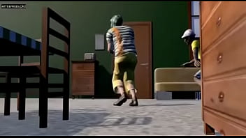 Chaves safado dançando funk com véio brocha enquanto eles escutam música foda do player tauz