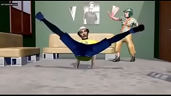 Chaves safado dançando funk com véio brocha enquanto eles escutam música foda do player tauz