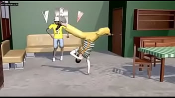 Chaves safado dançando funk com véio brocha enquanto eles escutam música foda do player tauz