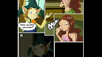 Layla from winx fuck with professor for a good grade in this comics