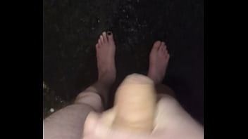 Mastirbating in the ligjt rain
