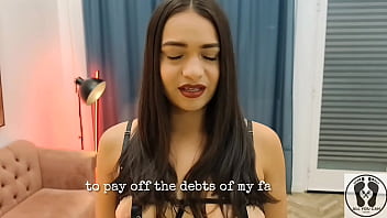 Humiliated submissive latina slut desperated bc familiar debt