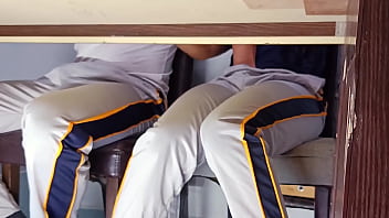 Forbidden hot college girl goes wild in class