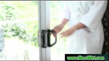 Hot japanese gives wet nuru massage 05