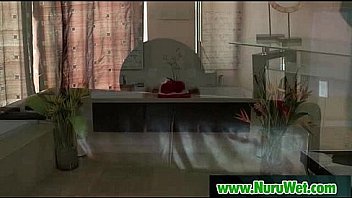 Hot japanese gives wet nuru massage 05