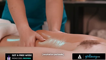 Lesbian soldier fucks masseuse fr