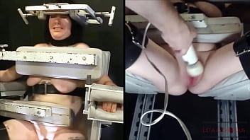 Orgasm challenge in academy bondage chair Orgasm challenge in academy bondage chair