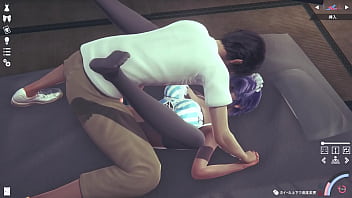 メイド服風下着種付けプレス