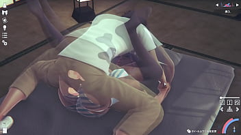 メイド服風下着種付けプレス