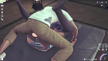 メイド服風下着種付けプレス