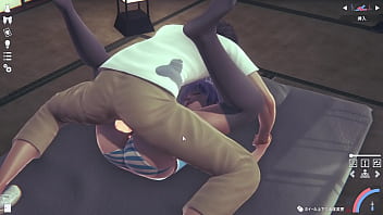 メイド服風下着種付けプレス