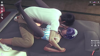 メイド服風下着種付けプレス thumbnail