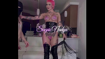 Group femdom h two latex mistresses break their pathetic slave