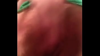 Teen slut trys to cum on the carpet