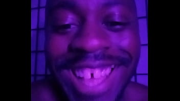 Purple lights while naked 6