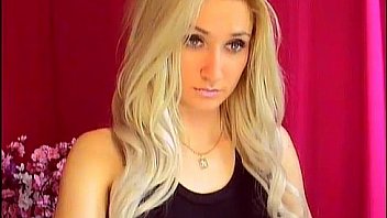 Gorgeous this sweet blonde fingering herself 1