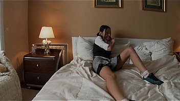 Hot lingerie porn with the excited bimbo on dick