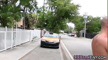 Petite teen face drizzled