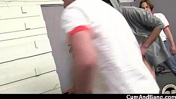 Black slut group in her mouth 18