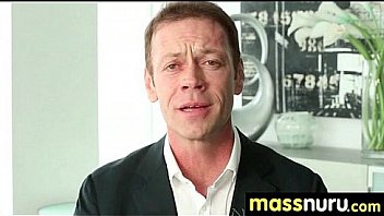 Nuru massage ends with a hot shower fuck 21